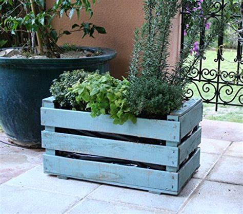 Caja de fruta antigua, jardinera de madera 50x30x27 cm ...