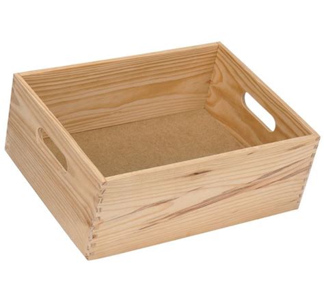 Caja de madera BASIC Ref. 13909161   Leroy Merlin | Madera ...