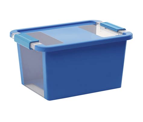 Caja de plástico azul BIBOX Ref. 15880284   Leroy Merlin