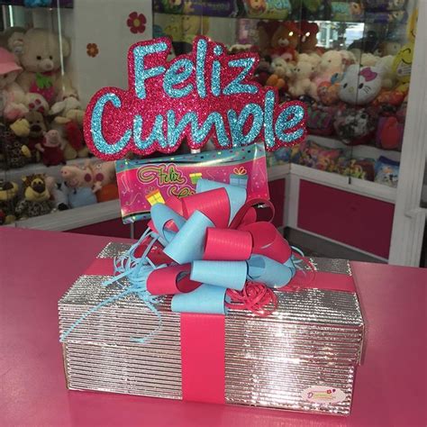 Caja decorada con motivo de cumpleaños @dencantos # ...