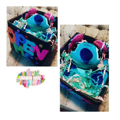 Caja romántica de stitch | Regalos para mi novio, Regalos ...