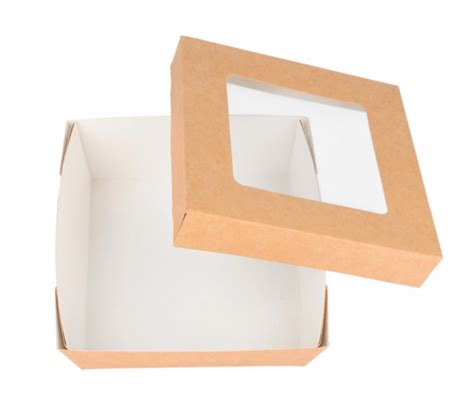 Cajas de Carton con Tapa con Ventana  100 Unidades  — CleanBCN
