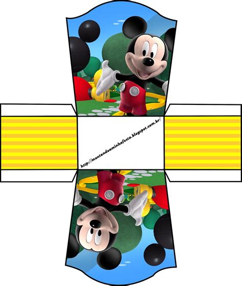 Cajitas de Mickey Mouse para imprimir y armar | Todo Peques
