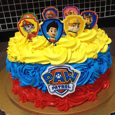 Cake Paw Patrol @deliciasdaclau | Pasteles para niños de cumpleaños ...