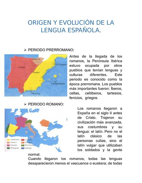 Calaméo   Origen Y Evolución De La Lengua Española ...