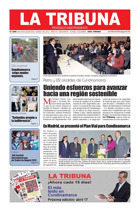 Calaméo   periódico La Tribuna edición 67