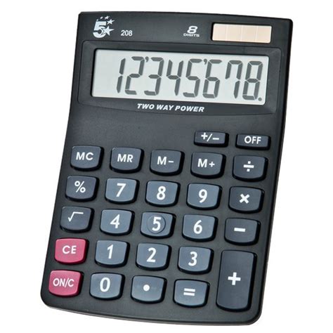 Calcolatrice da tavolo 208 5 Star   KC DX120   Ufficio.com