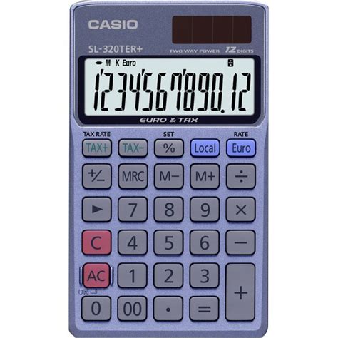 Calcolatrice tascabile SL 320TER+ Casio   SL 320TER ...