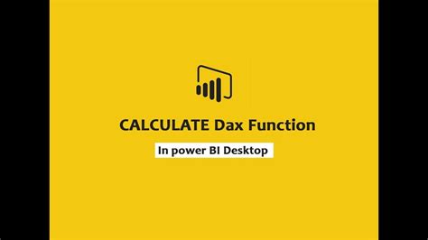 CALCULATE function  DAX    DAX function CALCULATE In Power ...