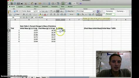 Calculate Percent Change in Excel   YouTube