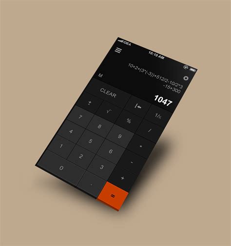Calculator   flat design on Behance