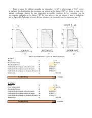 CALCULO MUROS EN REPOSO.xlsx Muros de Contencion y Muros ...