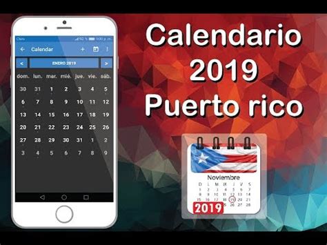 Calendario 2019 Puerto rico con feriados gobierno   Apps ...