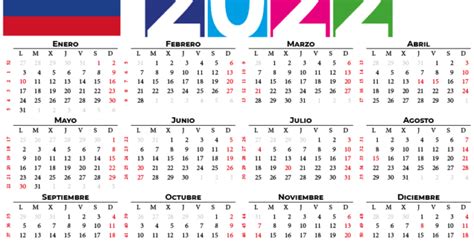 Calendario 2022 Excel Calendarena