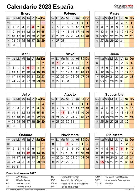 Calendario 2023 Calendario Trimestral De Pared Con Números De Semana ...