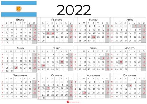 Calendario Argentina 2021 con días festivos   Calendarena