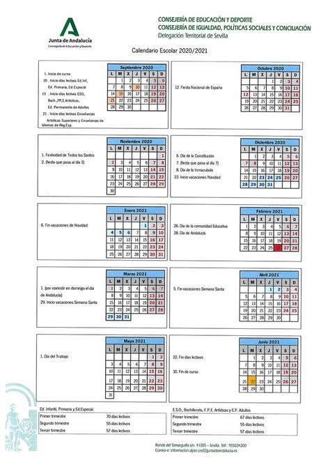 Calendario | CEIP Ntra. Sra de las Nieves