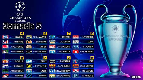 Calendario Champions League: Partidos, resultados, horarios y dónde ver ...