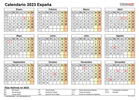 Calendario Con Los Dias Festivos 2023 – Calendario Gratis