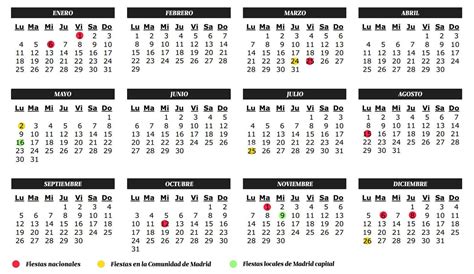 Calendario De Festivos En Madrid | calendario mar 2021