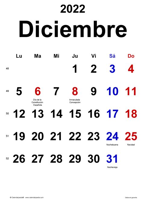 Calendario Diciembre 2022 Y Enero 2023 Con Festivos Colombia   kulturaupice