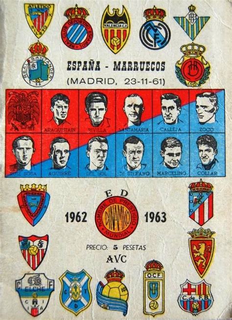 CALENDARIO  DINAMICO  LIGA   1962 63. | Calendario futbol ...