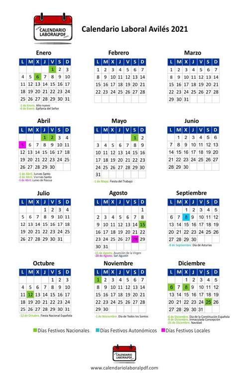 Calendario Laboral 2021 Barcelona Pdf / El calendario laboral de ...