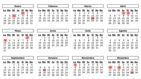Calendario laboral 2021 en Madrid: un festivo se traslada ...