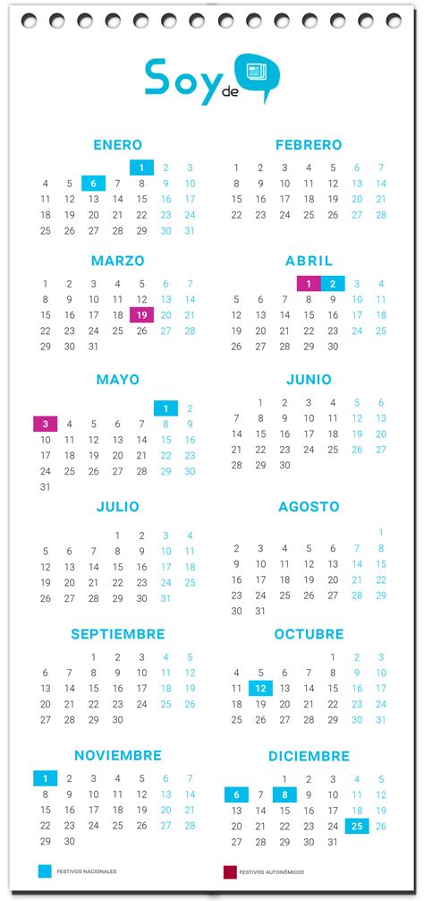 Calendario laboral 2021: Madrid contará con 12 festivos regionales y ...
