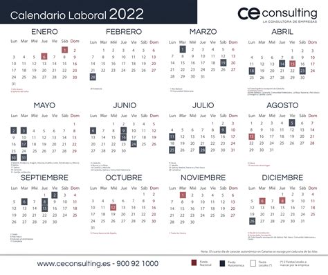 Calendario Laboral 2022 Estos Son Los D As Festivos En Cada Comunidad ...