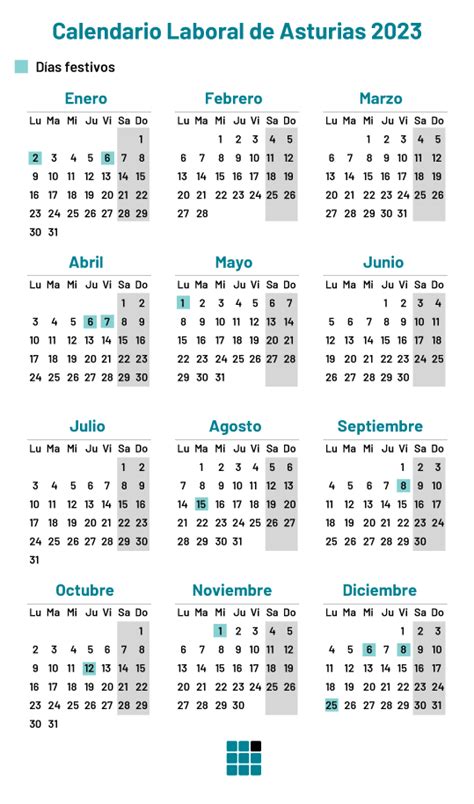 Calendario Laboral 2023: ¿qué días son festivos en Asturias?