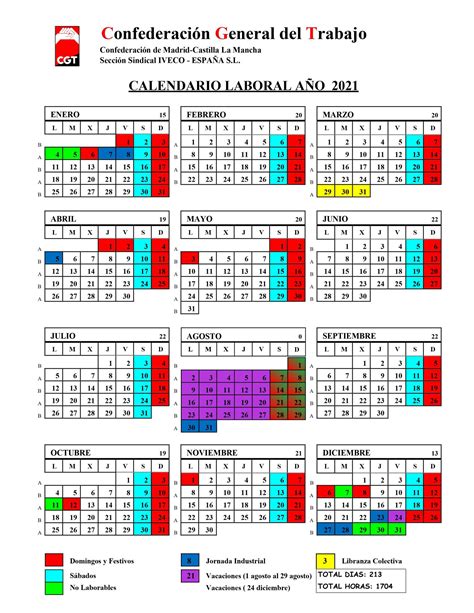 Calendario Laboral Bizkaia 2021 Pdf : Calendario Laboral ...