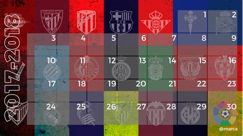 Calendario LaLiga Santander 2017 2018   MARCA.com