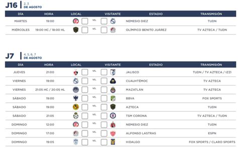 Calendario Liga Mx Apertura 2023 | 2023 Calender