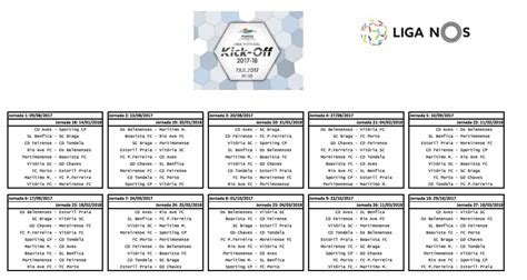 Calendario Liga Nos 2021/22 / Conhece o calendário Liga NOS 2018/2019 ...