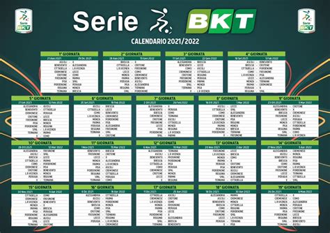 Calendario Serie B 2021/2022: tutte le giornate | Calcio | Top News ...