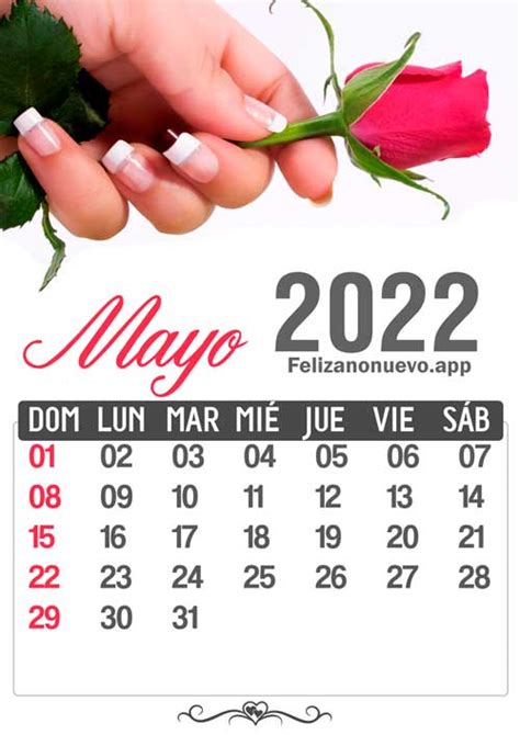 Calendarios del año 2022 para imprimir