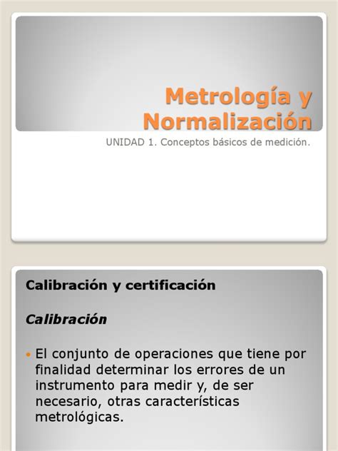 Calibracion y Certificacion | Calibración | Metrología | Prueba ...