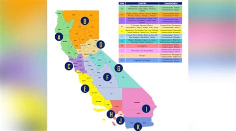 California s new legislative maps: Drafts of updated maps ...