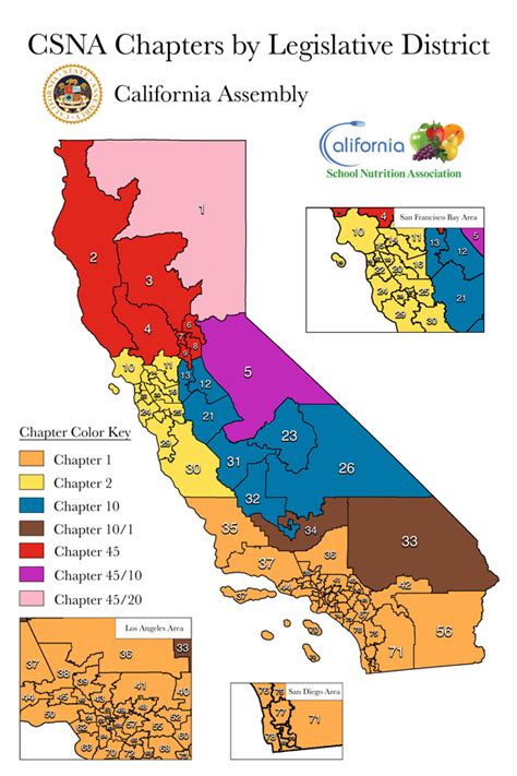 California State Assembly District Map   Maping Resources
