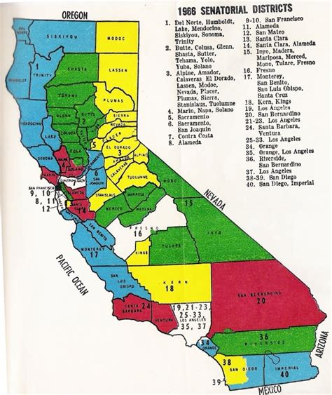 California State Assembly District Map