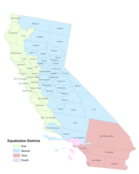 California State Assembly District Map   Printable Map