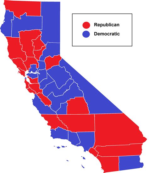 California State Senate after the 1956 General Elections : r/MapPorn