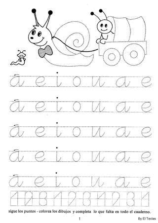Caligrafía | Actividades del alfabeto en preescolar ...