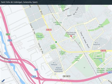 Callejero de Sant Feliu De Llobregat | Plano y mapa ...