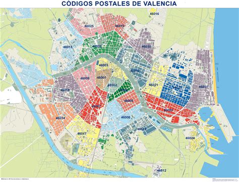 Calles de Valencia: Códigos Postales de Valencia