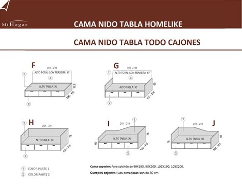 CAMA NIDO TABLA HOMELIKE – MUEBLES MI HOGAR
