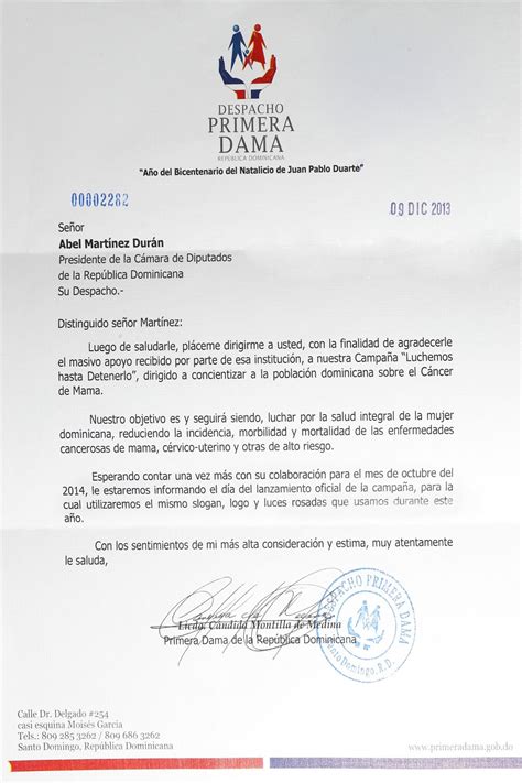 Cámara de Diputados på Twitter:  .@PrimeraDamaDO envía ...