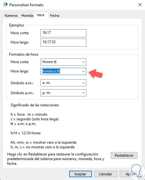 Cambiar formato 24 horas Windows 10   Solvetic