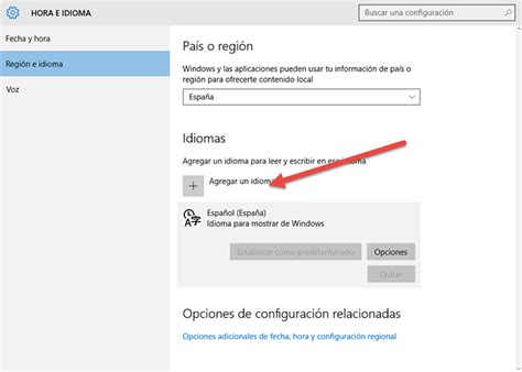 Cambio rápido de idioma en Windows 8.1 o Windows 10